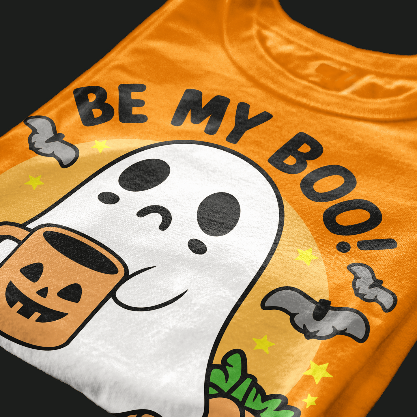 CUC T-Shirt Boo Kawaii Halloween Regalo Divertente Zucche Pipistrelli #chooseurcolor