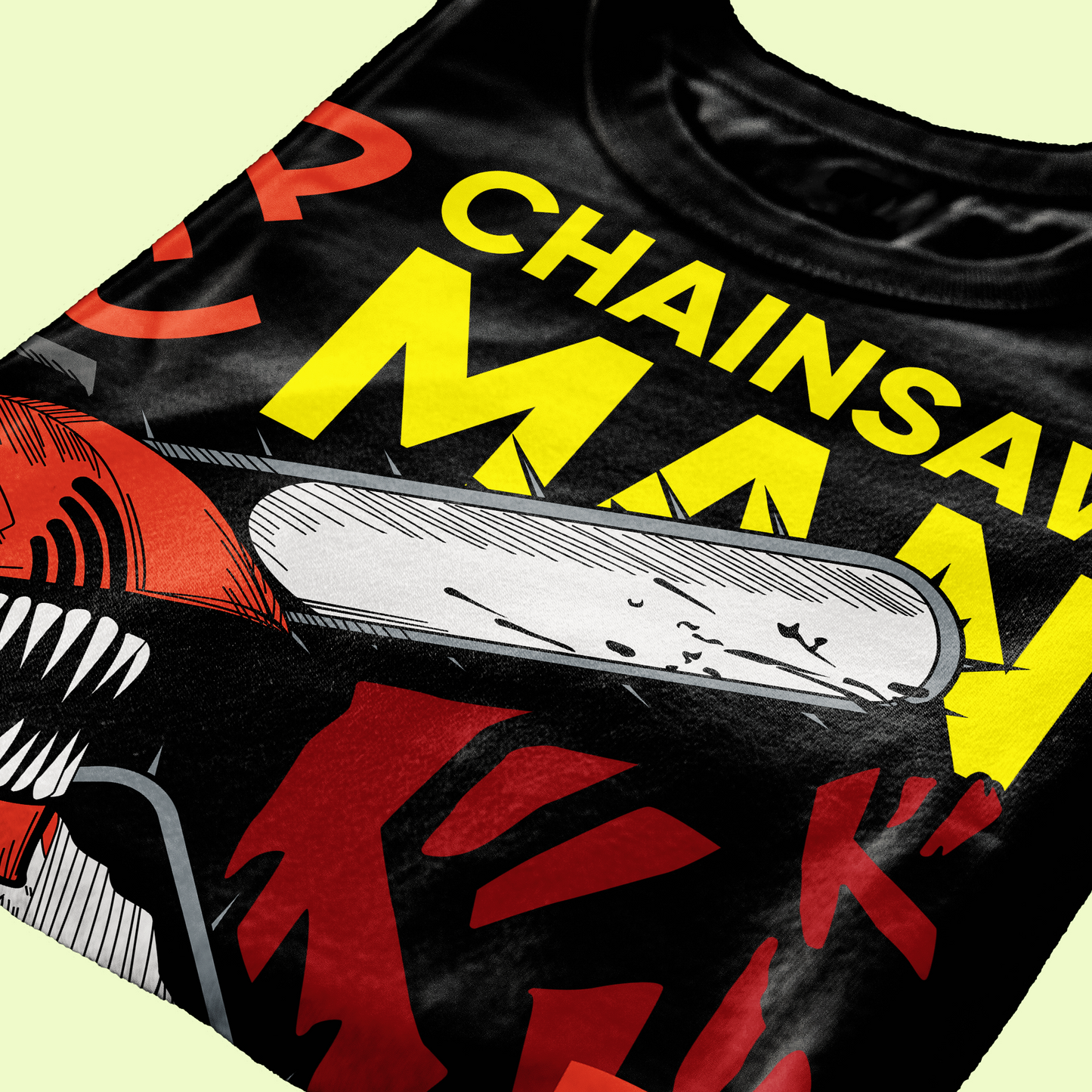 CUC T-Shirt DENJI - anime manga cartoon - Chainsaw - Pochita - Demon Hunter - chooseurcolor