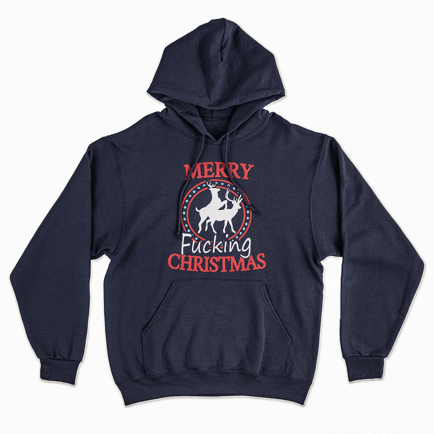 CUC Felpa Cappuccio MERRY FUCKING CHRISTMAS - NATALE - XMAS - #chooseurcolor