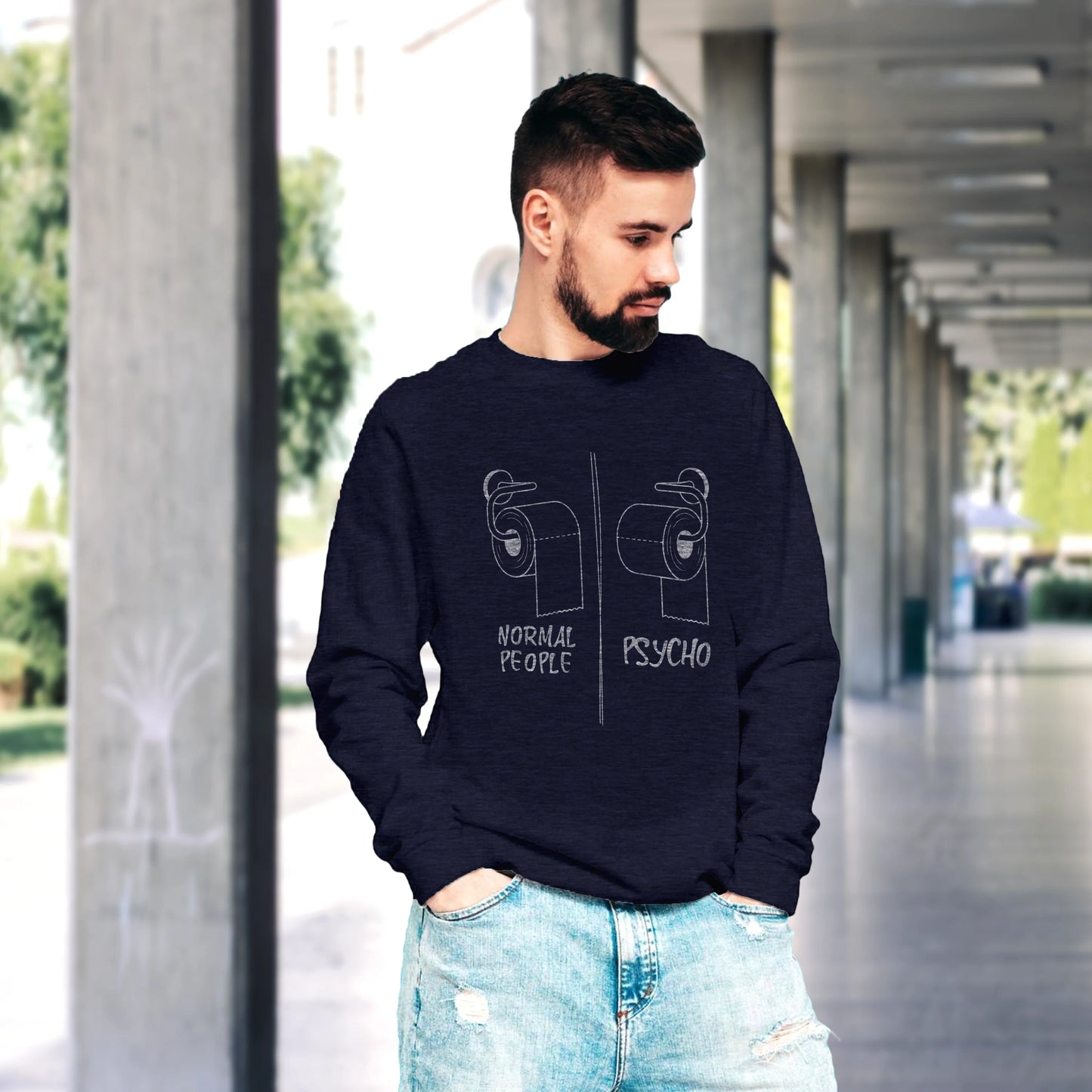 CUC GIROCOLLO BATHROOM PSYCH TEST - Unisex - Divertente - Verità - #chooseurcolor