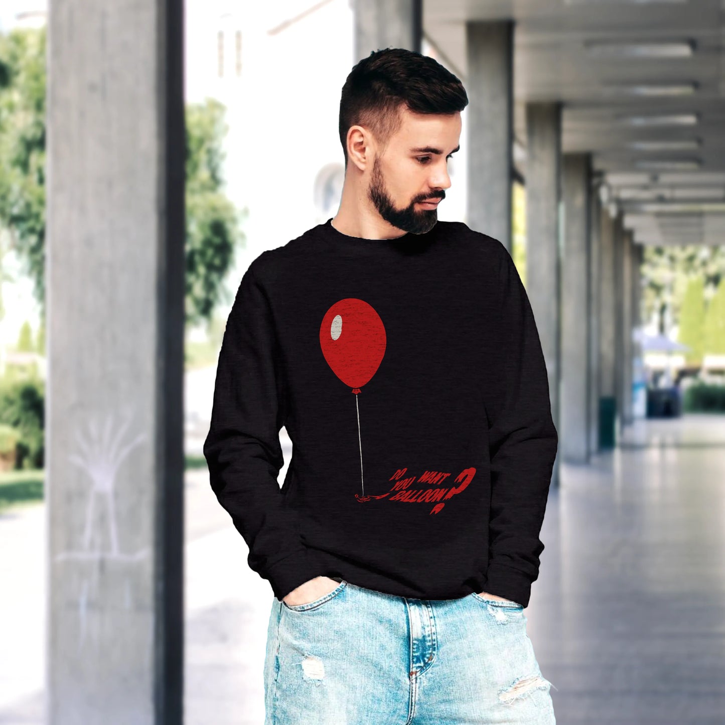 CUC GIROCOLLO Do you want a balloon? - Unisex - FILM - IT - Pennywise - Stephen King - #chooseurcolor
