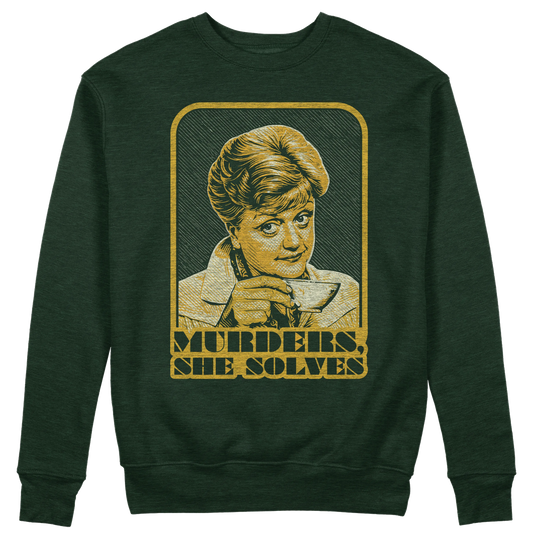 CUC GIROCOLLO Murders She Solves - Unisex - SERIE TV - PERSONAGGI FAMOSI - Jessica Fletcher - La signora in giallo - Cult - #chooseurcolor