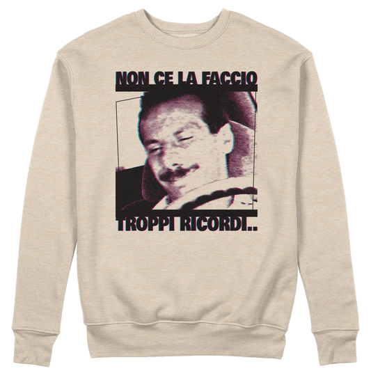CUC GIROCOLLO TROPPI RICORDI - Unisex - PERSONAGGI FAMOSI - FILM - Pop Art - Divertente - Non ce la faccio - #chooseurcolor