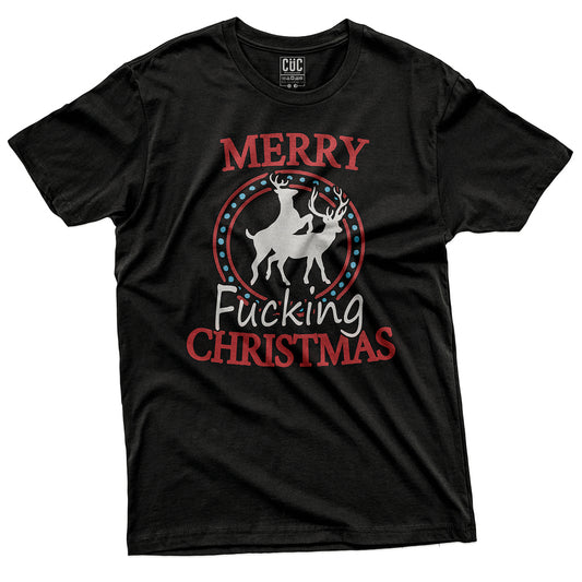 CUC T-Shirt Merry Fucking Christmas- Natale - Xmas - #chooseurcolor