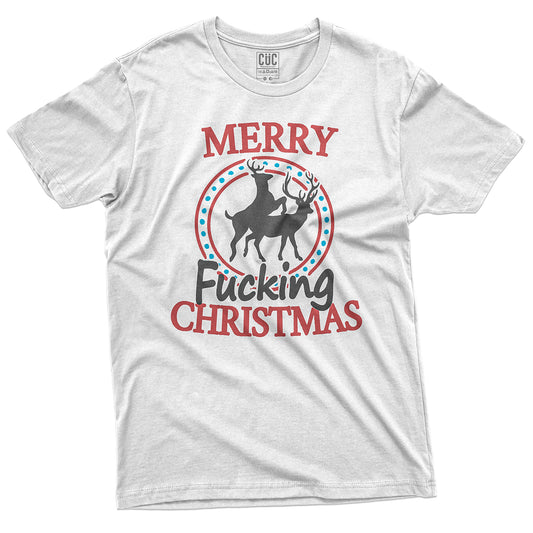 CUC T-Shirt Merry Fucking White Christmas - Natale - Xmas - #chooseurcolor