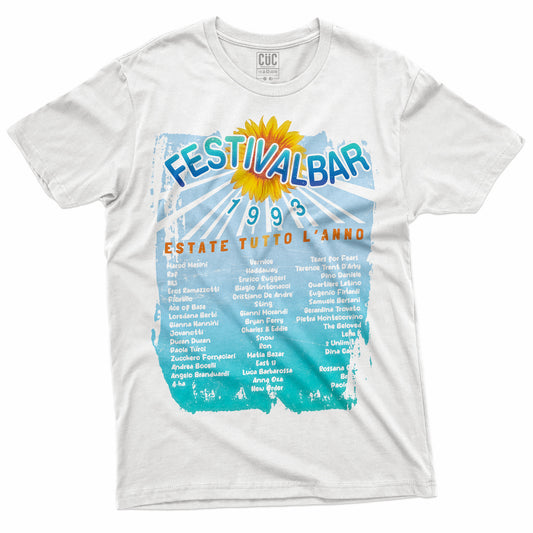 CUC T-Shirt FESTIVAL 93 - Estate Italiana 1993 - #chooseurcolor