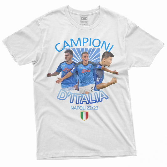 CUC T-Shirt NAPOLI - Raspa Elmas Kim - Scudetto - Calcio #chooseurcolor - CUC chooseurcolor