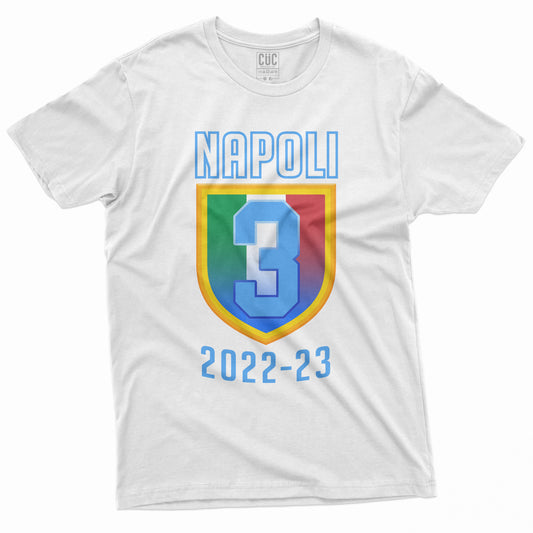 CUC T-Shirt NAPOLI - Scudetto - Campioni d'Italia - Calcio #chooseurcolor - CUC chooseurcolor