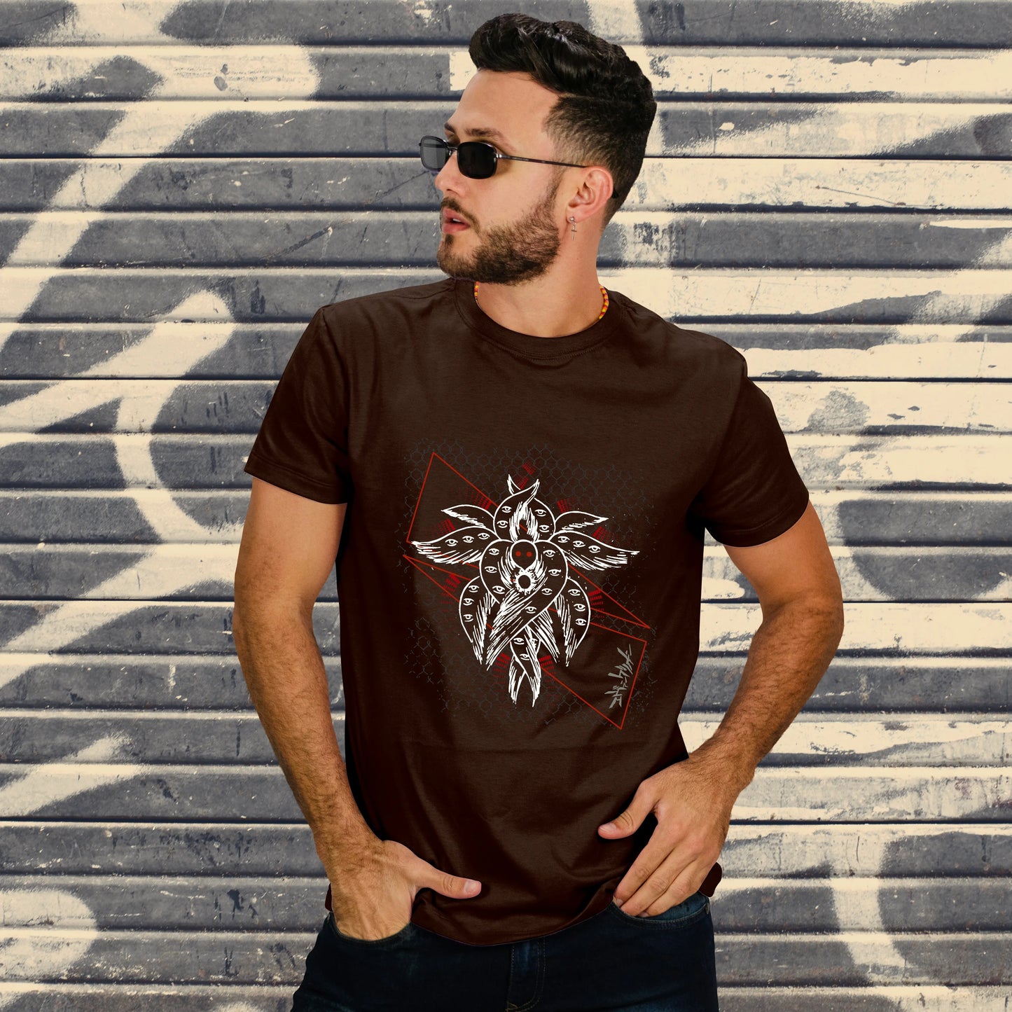 CUC T-SHIRT EVA SHITO SYMBOL - ANIME MANGA - NEON GEN - #chooseurcolor