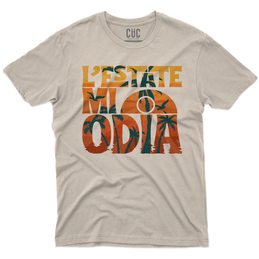 CUC T-SHIRT L’estate mi odia - divertente - #chooseurcolor