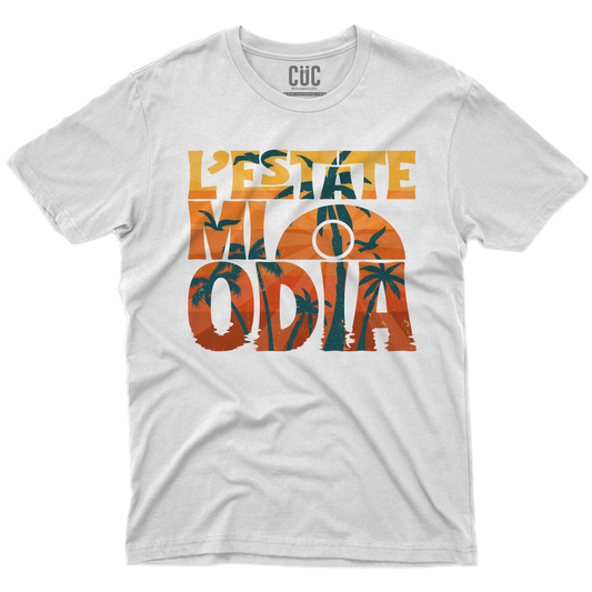 CUC T-SHIRT L’estate mi odia - divertente - #chooseurcolor