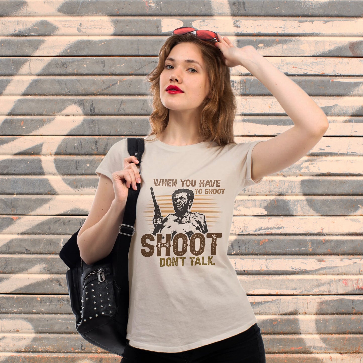 CUC T-SHIRT WHEN YOU HAVE TO SHOOT SHOOT - FILM - Il Bello il Brutto Il Cattivo - Cult - #chooseurcolor