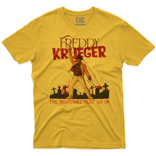 CUC T-SHIRT Freddy Krueger Mercury - FILM MUSICA - QUEEN - #chooseurcolor