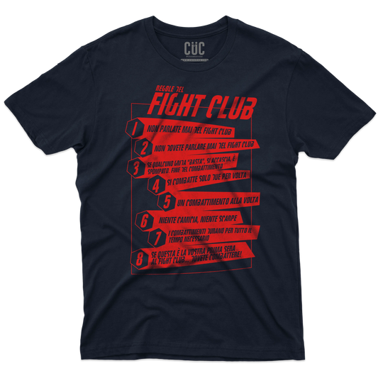CUC T-SHIRT Regole del Fight Club - FILM - Cult - #chooseurcolor