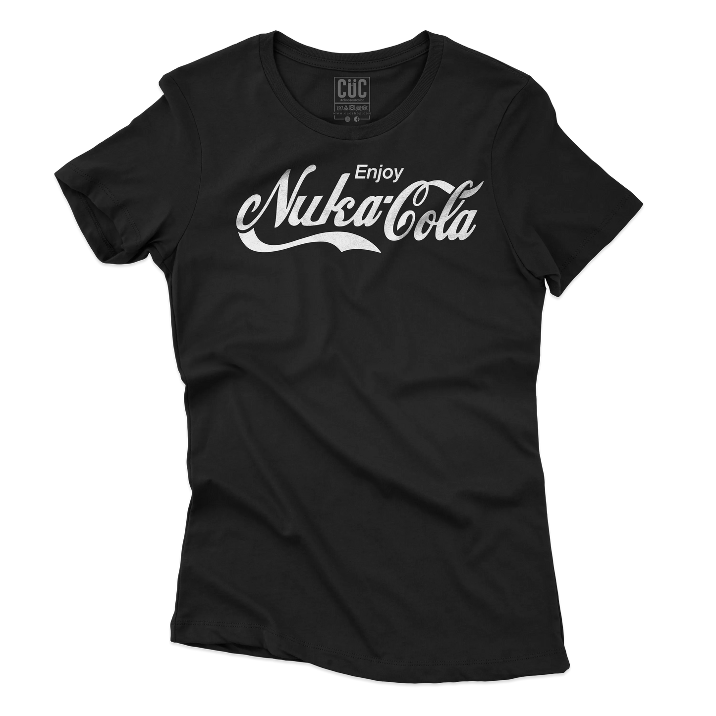 CUC T-SHIRT Enjoy Nuka Cola - GAMES - Fallout - Ice Cold - Parodia - Famosi - #chooseurcolor