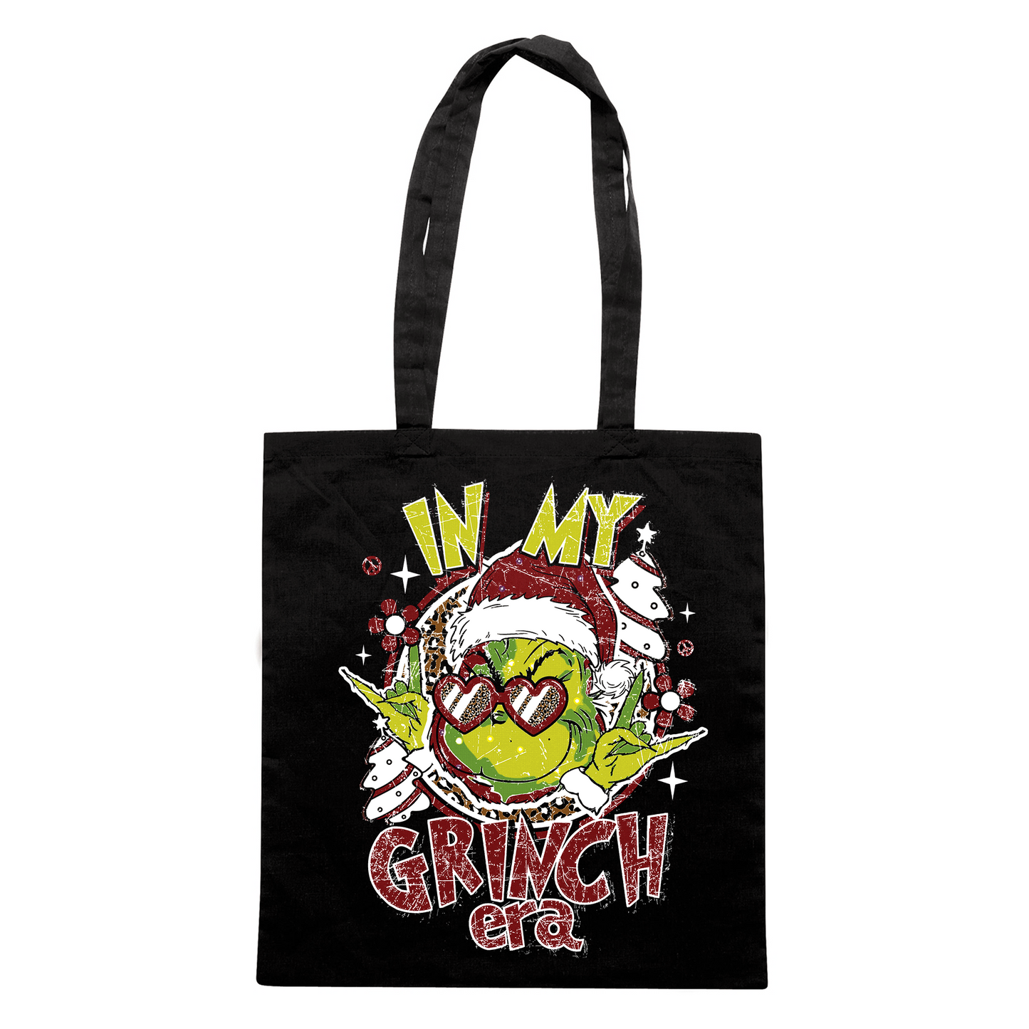 SHOPPER IN MY GRINCH ERA natale divertente Nera #chooseurcolor