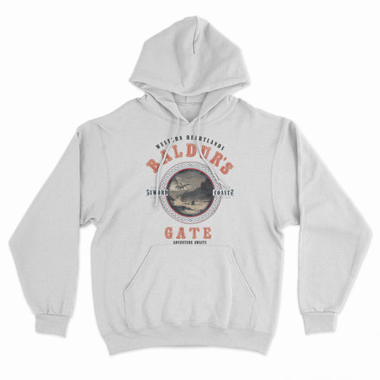 FELPA CAPPUCCIO Baldur's GateThe Sword Coast Bianca #chooseurcolor