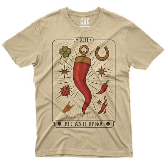 T-SHIRT KIT ANTI SFIGA fortuna sfortuna Tarocchi Sabbia #chooseurcolor