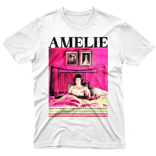 T-SHIRT AMELIE film cult oggi sembrano tutte uscite da una fotocopiatrice Bianca #chooseurcolor