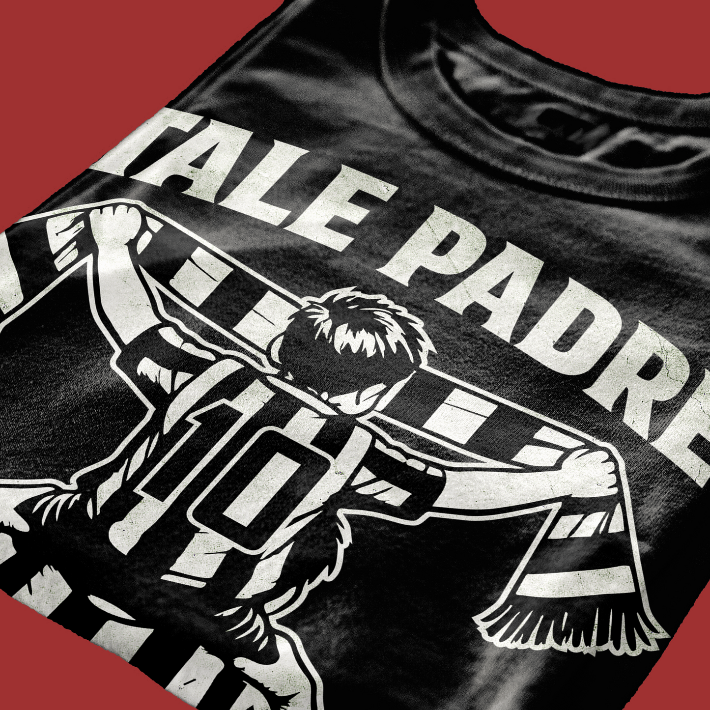 T-SHIRT Festa del Papà padre Tifoso come il figlio BIANCO NERO Nera #chooseurcolor