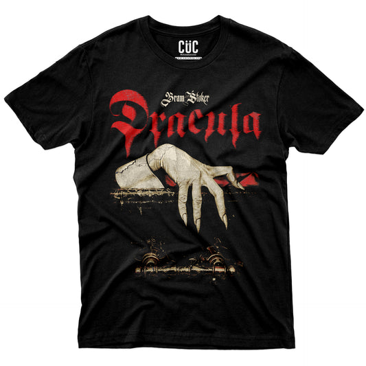 T-SHIRT Dracula Mano Love story gotica cult letteratura Nera #chooseurcolor