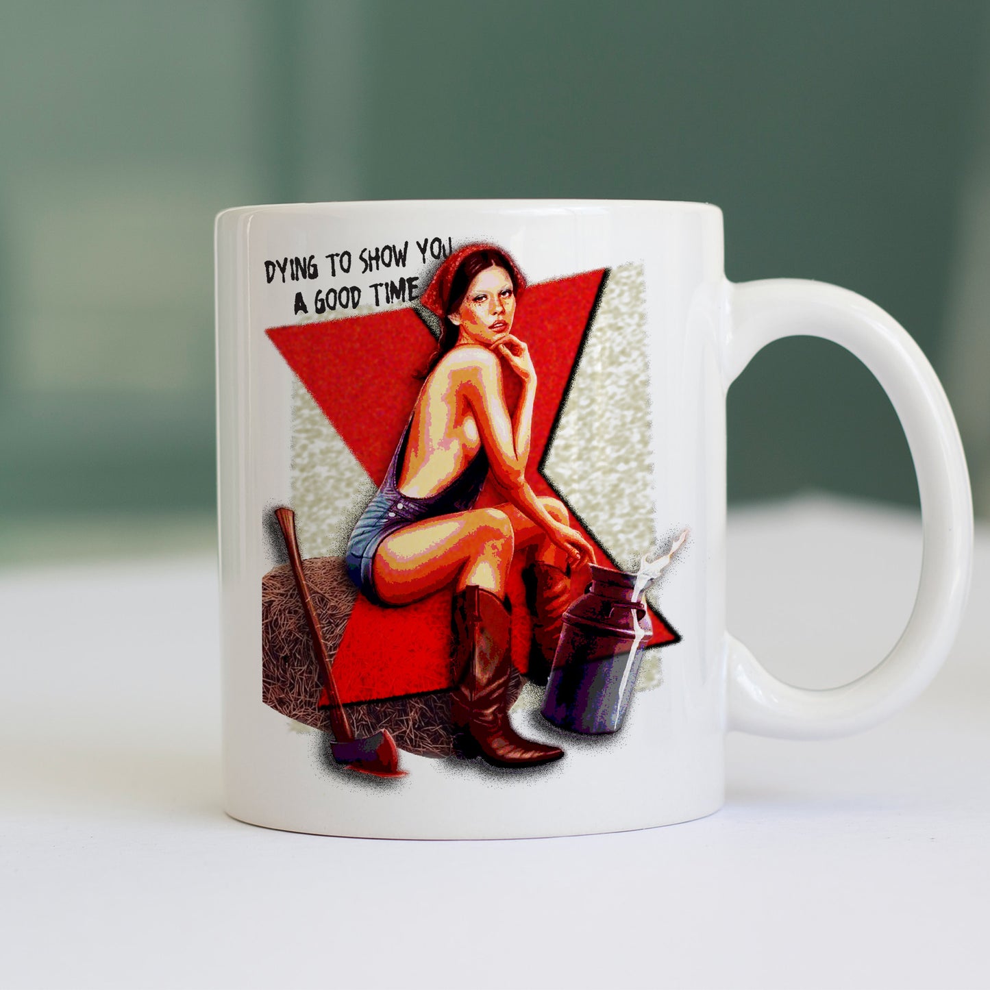 Tazza MIA GOTH X Ti West film Horror cult Bianca #chooseurcolor