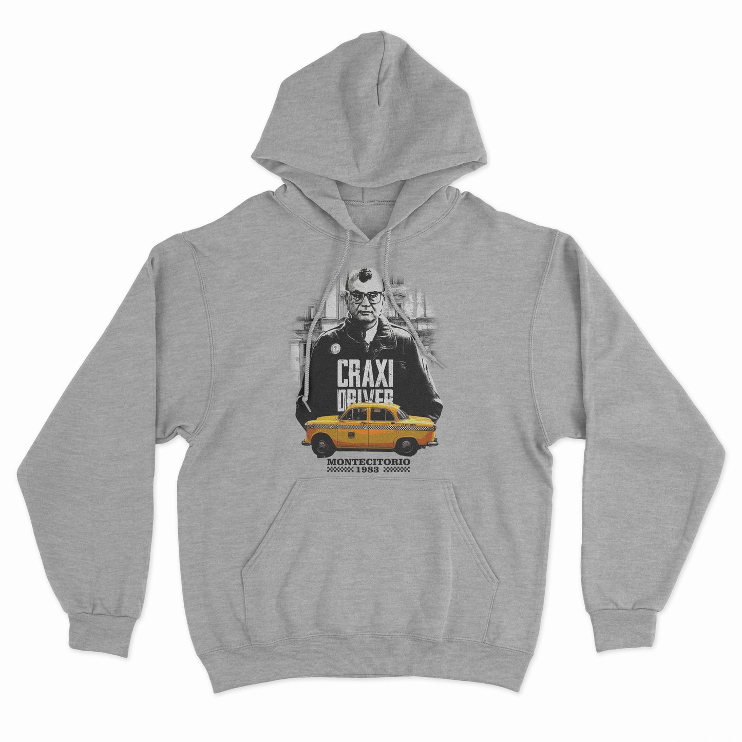 Felpa Cappuccio Craxi\Taxi Driver Cult - Divertente #chooseurcolor