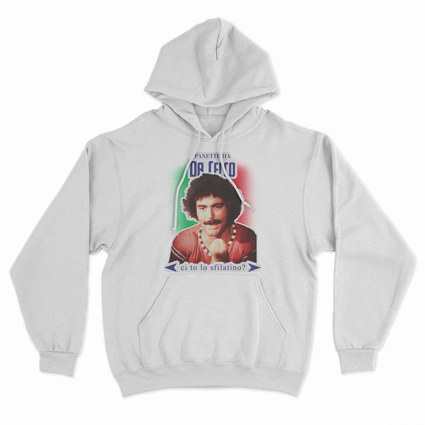 Felpa Cappuccio DA CECCO - commedia italiana #chooseurcolor