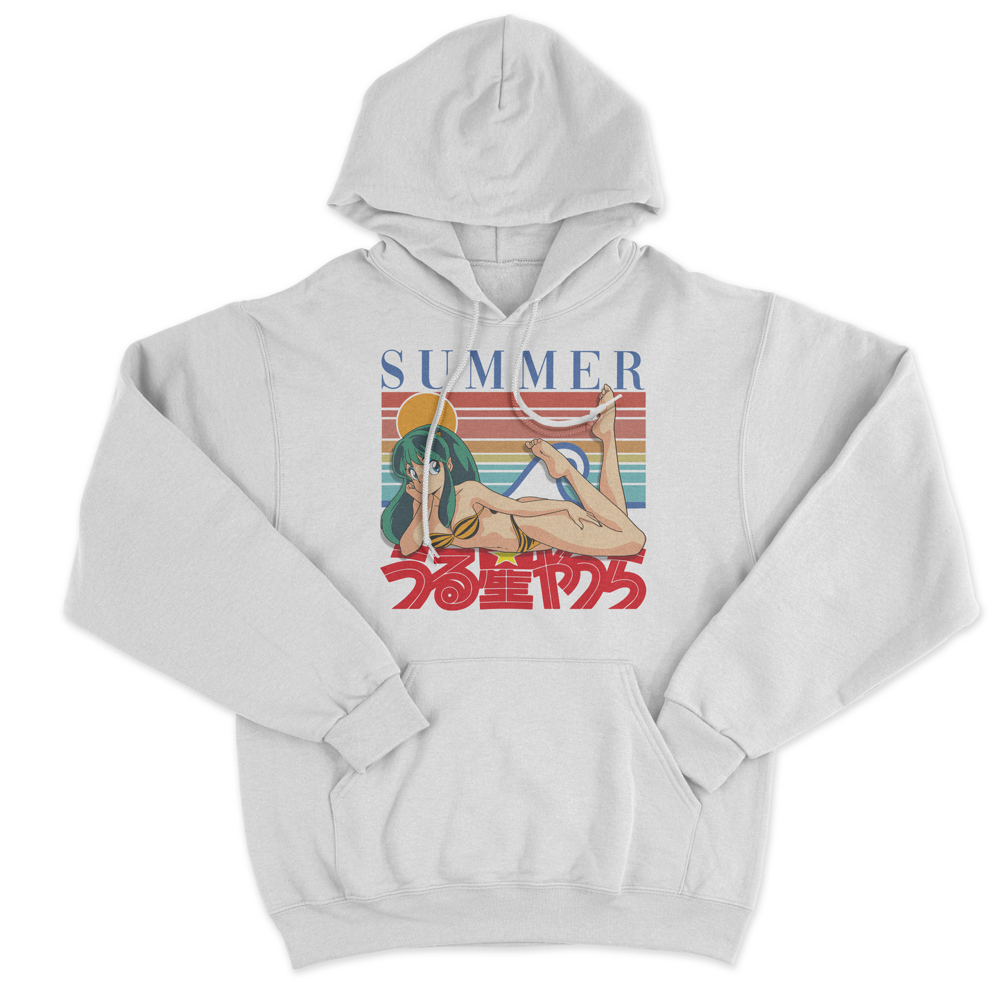 Felpa Cappuccio LAMU SUMMER - cartoon anime Giappone #chooseurcolor