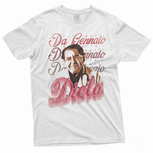 CUC T-Shirt Da Gennaio Dieta - Dr Nozzy - Maglietta divertente Diet #chooseurcolor