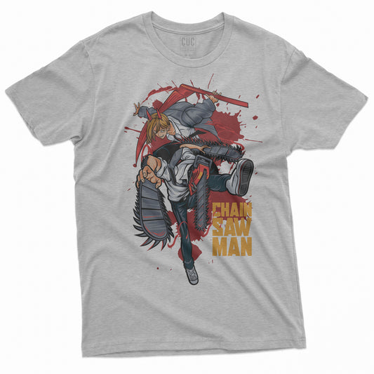 CUC T-Shirt CHAIN SAW MAN - manga anime #chooseurcolor