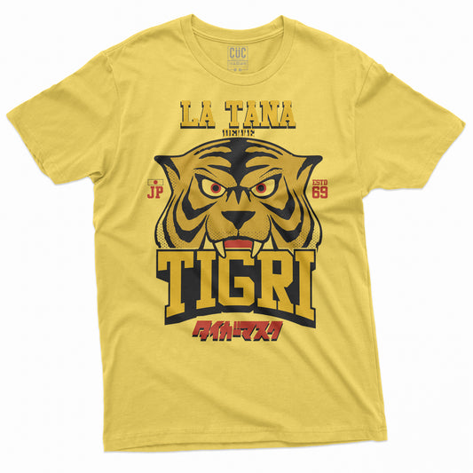 CUC T-Shirt LA TANA DELLE TIGRI - tigerman L'uomo tigre - Wrestling - Gym #chooseurcolor