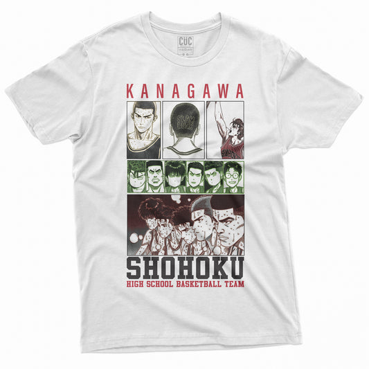 CUC T-Shirt SHOHOKU KANAGAWA - Basketball Team - Manga - Anime SLAM DUNK #chooseurcolor