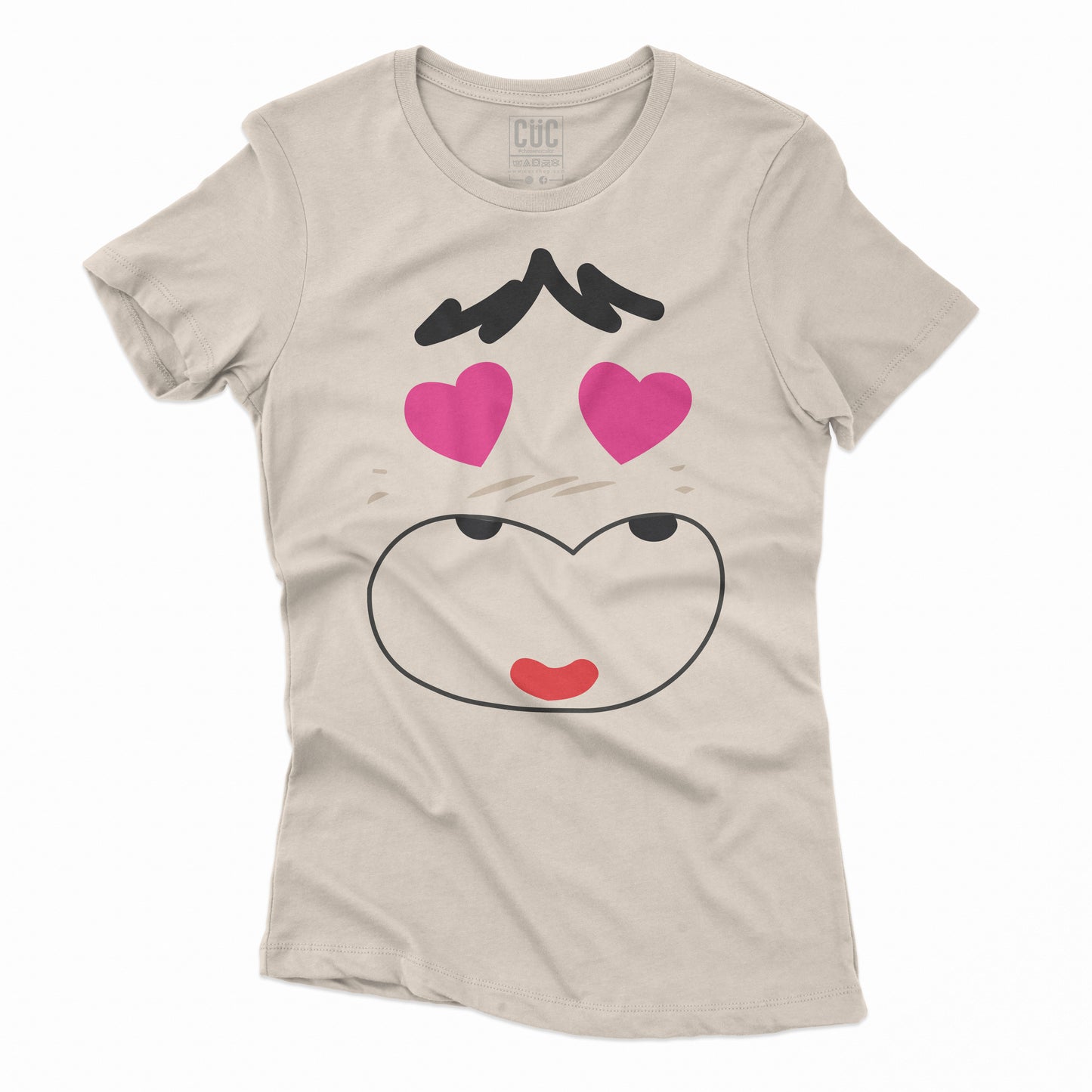 CUC T-Shirt HELLO FACE - spank faccione - cartoon anni 80/90 #chooseurcolor