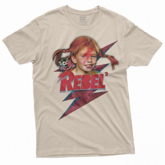 CUC T-Shirt PIPPI REBEL - pippi like David - serie tv - funny #chooseurcolor