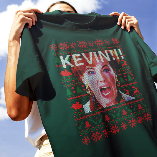 CUC T-Shirt Xmas Maglione - Home Alone Kevin!!! mamma ho perso #chooseurcolor