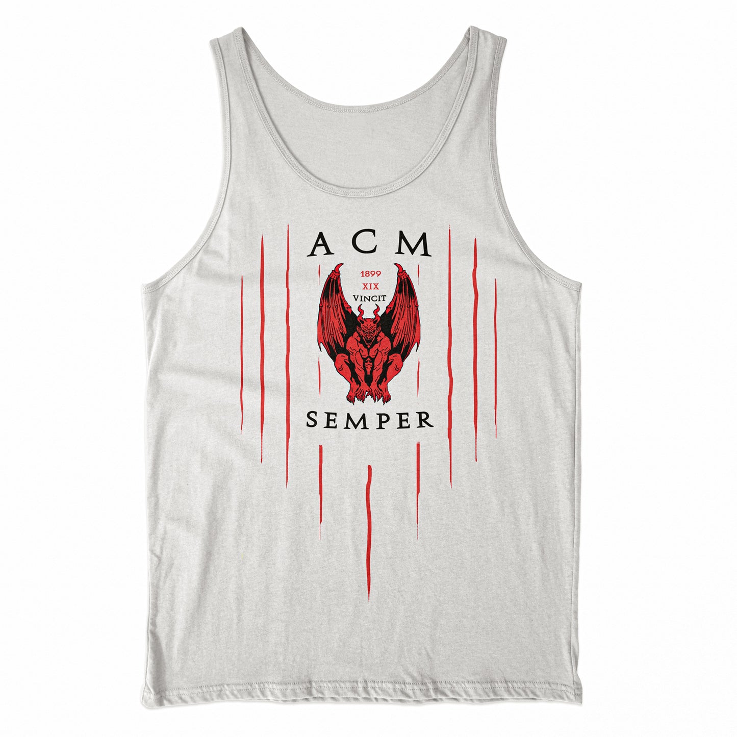 Canotta ACM SEMPER White - Milanista - Calcio #chooseurcolor