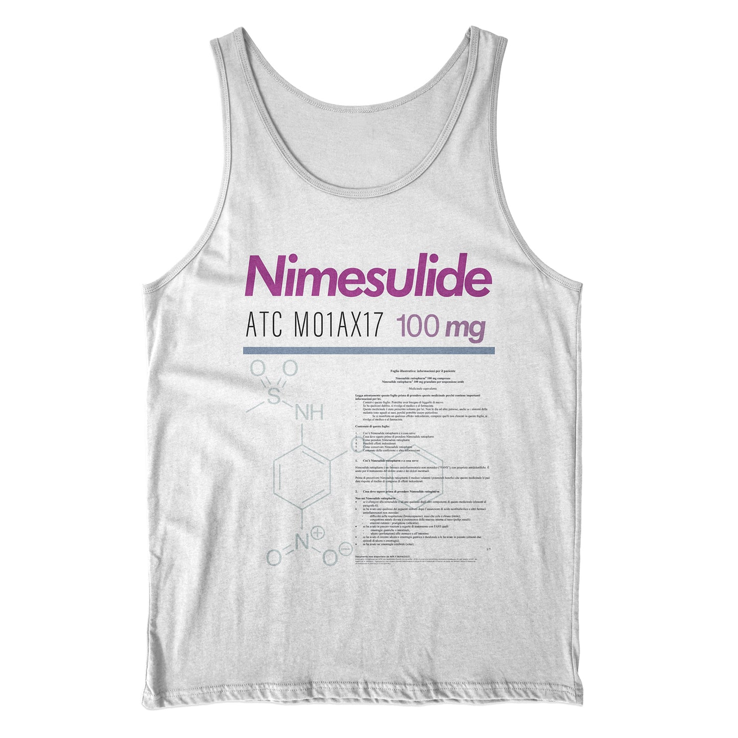 Canotta NIMESULIDE - Farmaci generici - Divertente #chooseurcolor