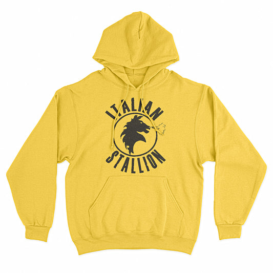 Felpa Cappuccio ITALIAN STALLION - Vintage - Rocky - Cult #chooseurcolor