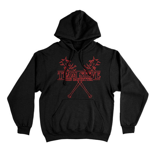 Felpa Cappuccio TEAM STEVE DARK Stranger Cult Serie Tv #chooseurcolor