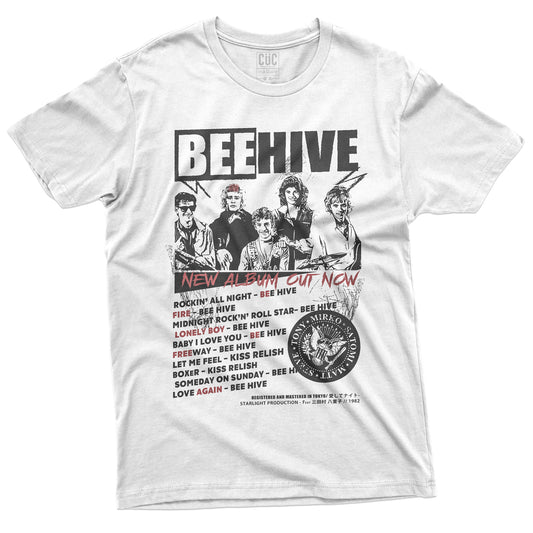 CUC T-Shirt BEEHIVE - Kiss me Licia - Rock Band #chooseurcolor
