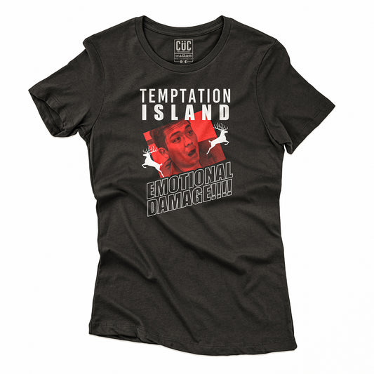 CUC T-Shirt TEMPTATION ISLAND - Emotional Damage - Meme - Tv Show #chooseurcolor