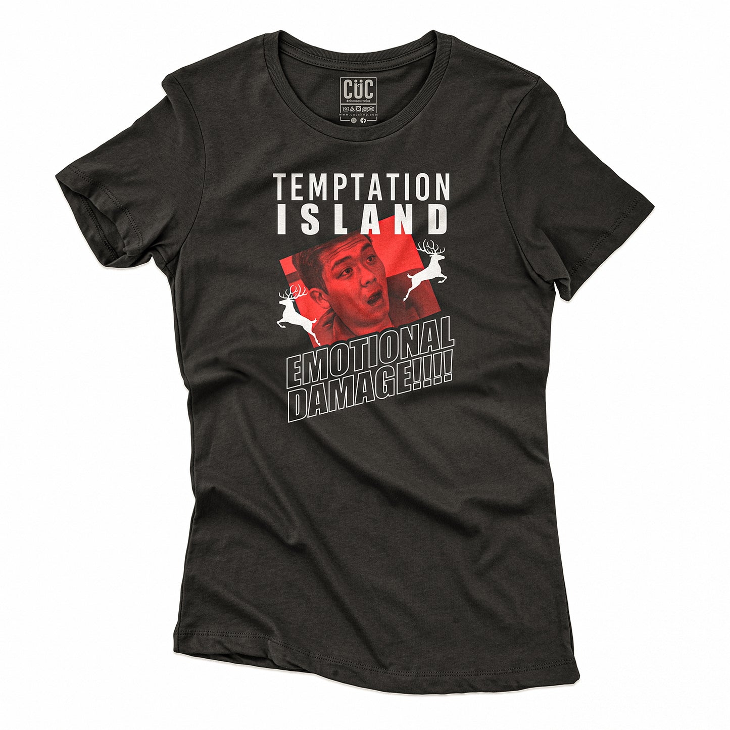 CUC T-Shirt TEMPTATION ISLAND - Emotional Damage - Meme - Tv Show #chooseurcolor