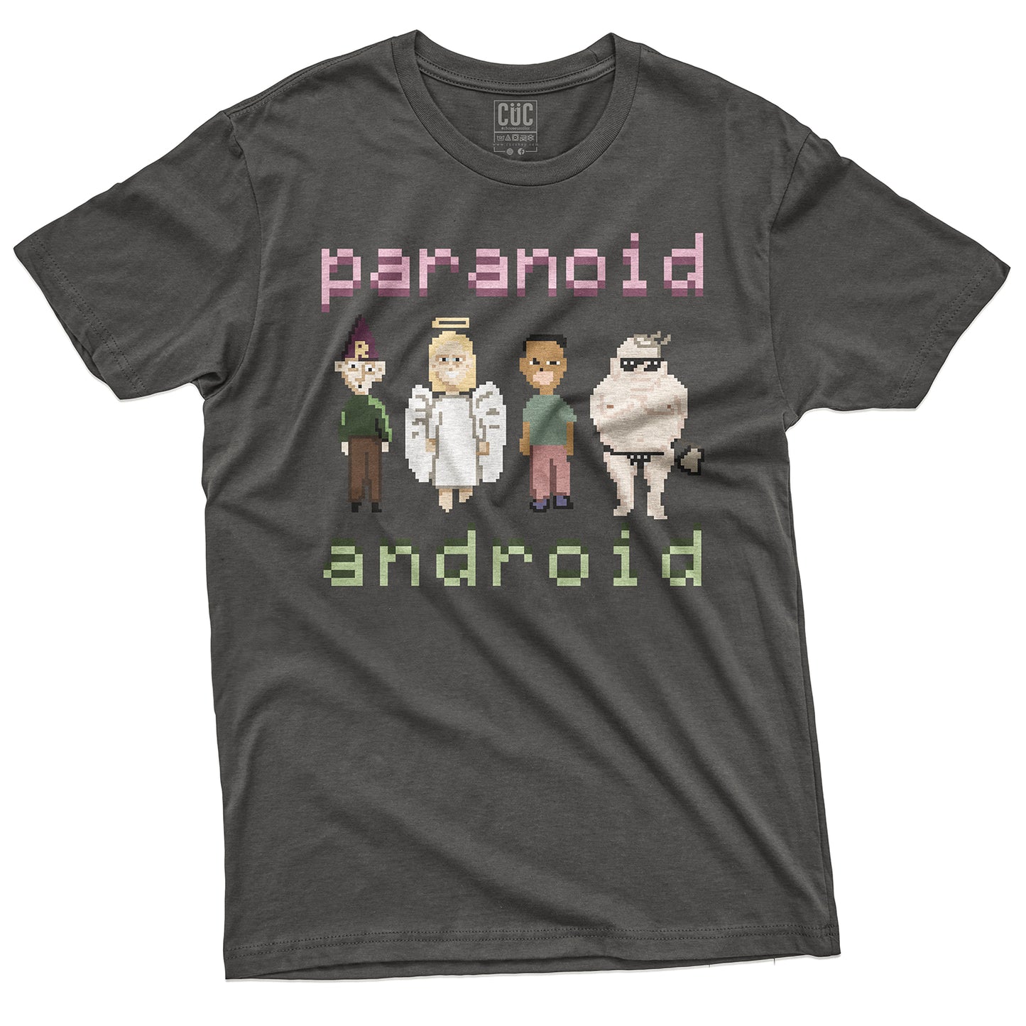CUC T-Shirt PARANOID 16BIT- Musica #chooseurcolor