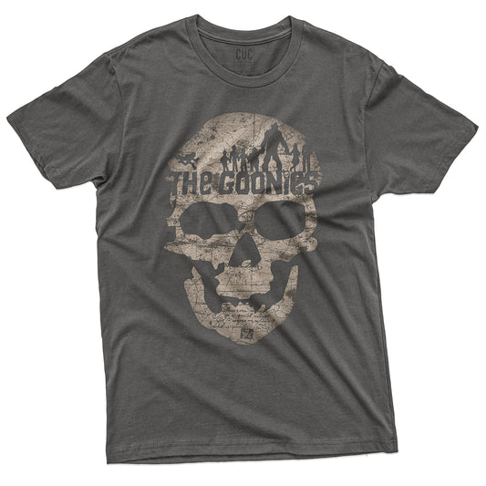 CUC T-Shirt THE GOONIES MAP - Skull - Cult Movies #chooseurcolor