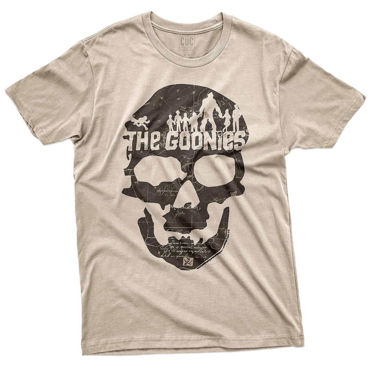 CUC T-Shirt THE GOONIES MAP - Skull - Cult Movies #chooseurcolor