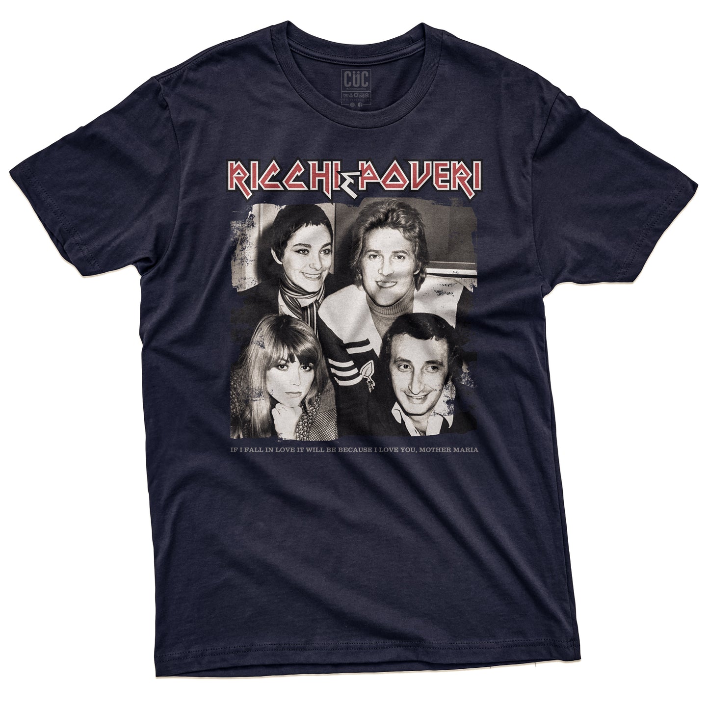 CUC T-Shirt RICCHI E POVERI - Iron Maiden - Sanremo #chooseurcolor