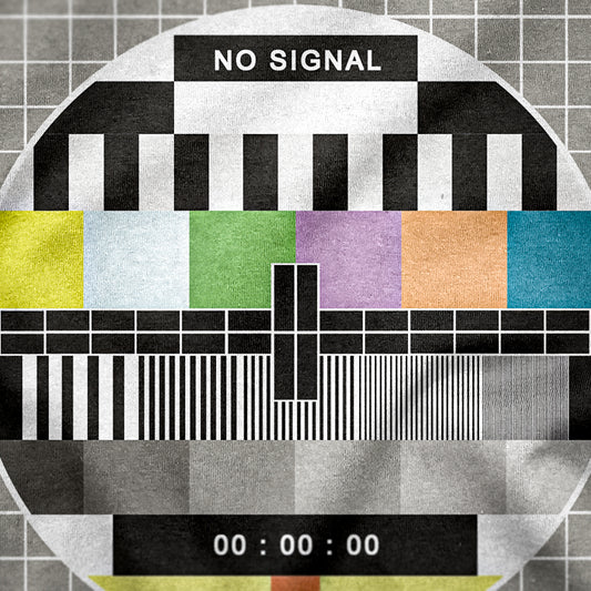 CUC T-Shirt NO SIGNAL TV - Vintage - Retro Love #chooseurcolor