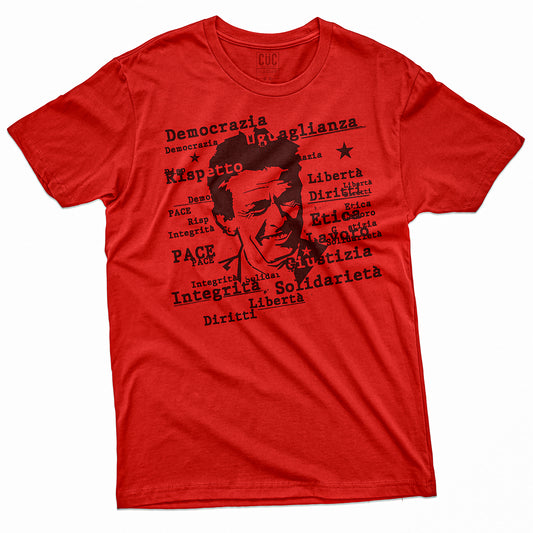 CUC T-Shirt BERLINGUER TVB - Red - Politica #chooseurcolor