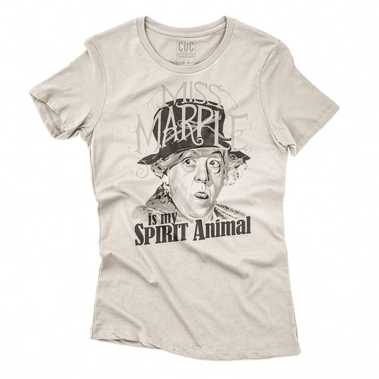 CUC T-Shirt MISS MARPLE - Spirito Guida - Agatha Christie - Divertente #chooseurcolor